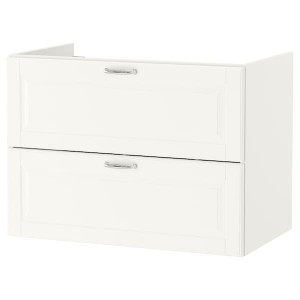 IKEA GODMORGON Sink cabinet with 2 drawers, Kasjön white, 31 1/2x18 1/2x22 7/8 in , IKEA Sale | 42531PSZY