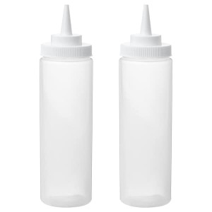 IKEA GRILLTIDER squeeze bottle, plastic/clear, 11 oz, 2 pack , IKEA Sale | 45261RUHB