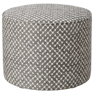 IKEA GRUNDSJÖ ottoman, dot pattern brown/beige , IKEA Sale | 95287KITV