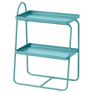 IKEA HATTÅSEN bedside table/shelf unit, blue-turquoise , IKEA Sale | 98265YMSW