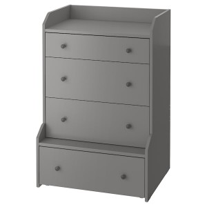 IKEA HAUGA 4-drawer chest, gray, 27 1/2x41 in , IKEA Sale | 48263YEGB