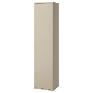 IKEA HAVBÄCK high cabinet with doors, beige, 18x15x77 in , IKEA Sale | 72984BTFW