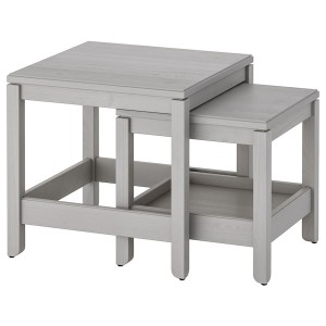 IKEA HAVSTA Nesting tables, set of 2, gray , IKEA Sale | 51068AUWS