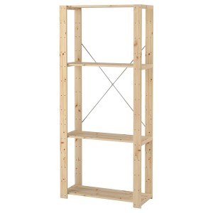 IKEA HEJNE shelf unit, softwood, 30 3/4x12 1/4x67 3/8 in , IKEA Sale | 65720PNEQ