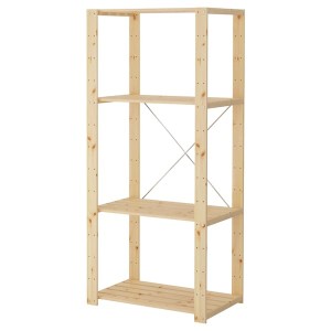 IKEA HEJNE shelf unit, softwood, 30 3/4x19 5/8x67 3/8 in , IKEA Sale | 07359WNQB