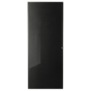 IKEA HÖGBO glass door, black, 15 3/4x38 1/4 in , IKEA Sale | 21703VXEB