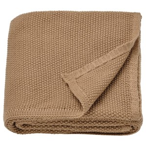 IKEA HUMLEMOTT throw, yellow-beige, 51x67 in , IKEA Sale | 05462ATSD