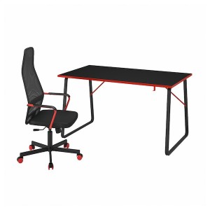 IKEA HUVUDSPELARE gaming desk and chair, black , IKEA Sale | 09327XMHZ