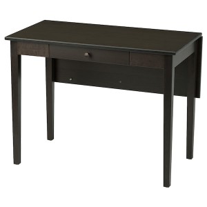 IKEA IDANÄS drop-leaf table, dark brown, 20 1/8/33 7/8x37 3/4 in , IKEA Sale | 10328CPZS