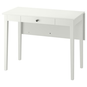 IKEA IDANÄS drop-leaf table, white, 20 1/8/33 7/8x37 3/4 in , IKEA Sale | 12967ZDYP