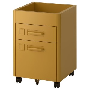 IKEA IDÅSEN drawer unit on casters, golden brown, 16 1/2x24 in , IKEA Sale | 70396BLAG