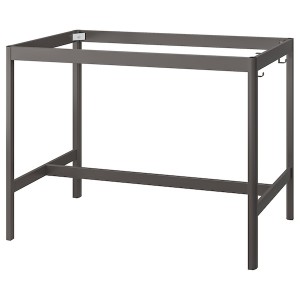 IKEA IDÅSEN underframe for table top, dark gray, 54 3/4x27 1/8x40 1/8 in , IKEA Sale | 39120IULM