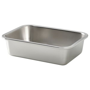 IKEA IKEA 365+ food container, rectangular/stainless steel, 34 oz , IKEA Sale | 42795EXCR