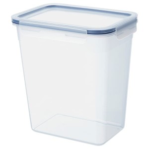 IKEA IKEA 365+ food container with lid, rectangular/plastic, 142 oz , IKEA Sale | 02867PNSI