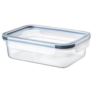 IKEA IKEA 365+ food container with lid, rectangular/plastic, 34 oz , IKEA Sale | 98150GRIP