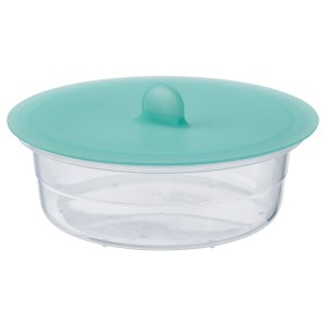 IKEA IKEA 365+ food container with lid, round plastic/silicone, 15 oz , IKEA Sale | 48792ROMH