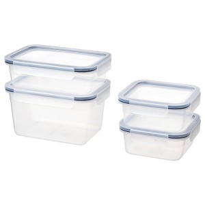 IKEA IKEA 365+ food container with lid, set of 4, plastic , IKEA Sale | 21850SAHR