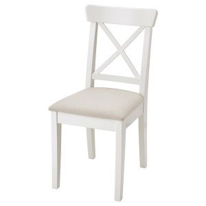 IKEA INGOLF chair, white/Hallarp beige , IKEA Sale | 56182YITB