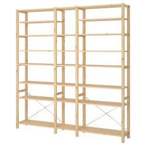 IKEA IVAR 3 section shelving unit, pine, 86 1/4x11 3/4x89 in , IKEA Sale | 25938TUEM