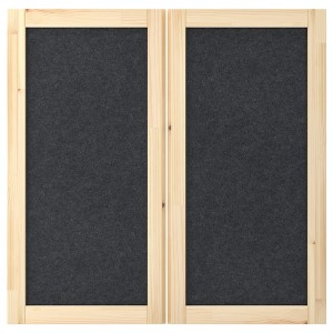 IKEA IVAR door, dark gray/felt, 16 1/2x32 5/8 in, 2 pack , IKEA Sale | 29314YFTB