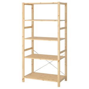 IKEA IVAR shelf unit, pine, 35x19 5/8x70 1/2 in , IKEA Sale | 98307TUCH