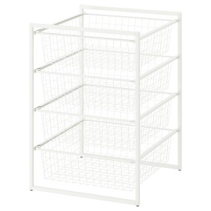 IKEA JONAXEL storage combination, white, 19 5/8x20 1/8x27 1/2 in , IKEA Sale | 69258JFSN