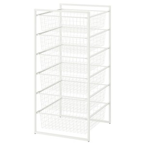 IKEA JONAXEL storage combination, white, 19 5/8x20 1/8x41 in , IKEA Sale | 84602RFQI