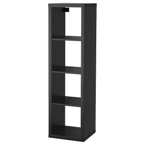 IKEA KALLAX Shelf unit, black-brown, 16 1/2x57 7/8 in , IKEA Sale | 37420PYMN