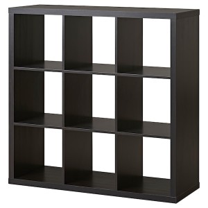 IKEA KALLAX Shelf unit, black-brown, 44 1/8x44 1/8 in , IKEA Sale | 49356PQFC