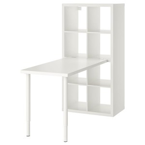 IKEA KALLAX / LINNMON workstation, white, 30 3/8x54 3/4x57 7/8 in , IKEA Sale | 28547HTGU