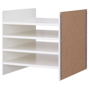 IKEA KALLAX insert with 4 shelves, white, 13x13 in , IKEA Sale | 29486SMVN