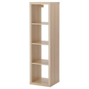 IKEA KALLAX shelf unit, white stained oak effect, 16 3/8x57 5/8 in , IKEA Sale | 49702FSXT