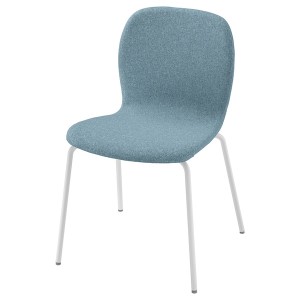 IKEA KARLPETTER chair, Gunnared light blue/Sefast white , IKEA Sale | 50364EFIP