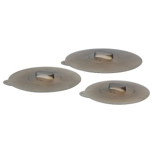 IKEA KLOCKREN universal lid, set of 3, silicone, 3 pack , IKEA Sale | 41590LCTZ