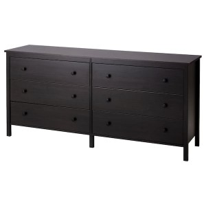 IKEA KOPPANG 6-drawer dresser, black-brown, 67 3/4x32 5/8 in , IKEA Sale | 34856RPTC