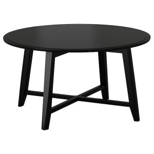 IKEA KRAGSTA coffee table, black, 35 3/8 in , IKEA Sale | 18426TDXY