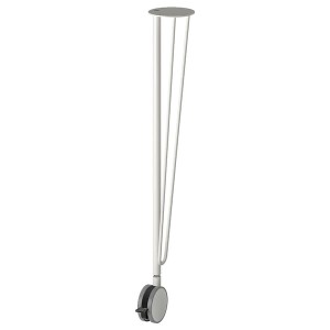 IKEA KRILLE Leg with caster, white, 27 1/2 in , IKEA Sale | 31852CSHB