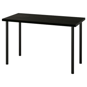 IKEA LAGKAPTEN / ADILS desk, black-brown/black, 47 1/4x23 5/8 in , IKEA Sale | 82035DFRJ