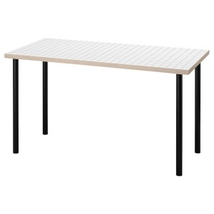 IKEA LAGKAPTEN / ADILS desk, white anthracite/black, 55 1/8x23 5/8 in , IKEA Sale | 16927MQHO