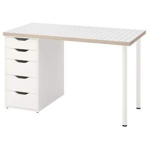 IKEA LAGKAPTEN / ALEX desk, white anthracite/white, 47 1/4x23 5/8 in , IKEA Sale | 59860AETJ