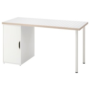 IKEA LAGKAPTEN / ALEX desk, white/anthracite, 55 1/8x23 5/8 in , IKEA Sale | 90573CUWH