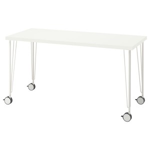 IKEA LAGKAPTEN / KRILLE desk, white, 55 1/8x23 5/8 in , IKEA Sale | 52163ATYH