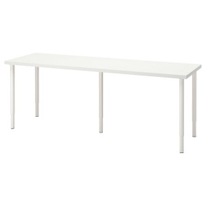 IKEA LAGKAPTEN / OLOV desk, white, 78 3/4x23 5/8 in , IKEA Sale | 10369XRKY