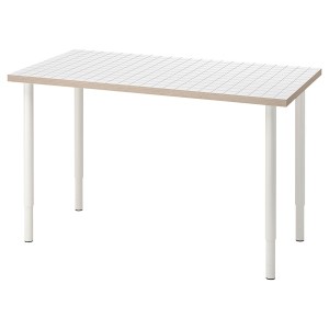 IKEA LAGKAPTEN / OLOV desk, white anthracite/white, 47 1/4x23 5/8 in , IKEA Sale | 41807IFYM