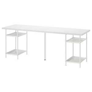 IKEA LAGKAPTEN / SPÄND desk, white, 78 3/4x23 5/8 in , IKEA Sale | 19058RAXY