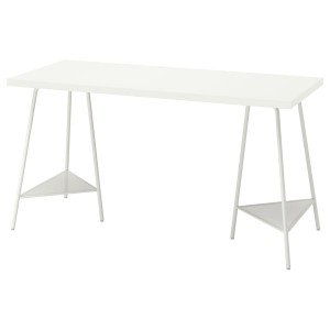 IKEA LAGKAPTEN / TILLSLAG desk, white, 55 1/8x23 5/8 in , IKEA Sale | 07386PKZD