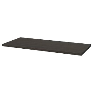 IKEA LAGKAPTEN tabletop, black-brown, 55 1/8x23 5/8 in , IKEA Sale | 20347AUPM