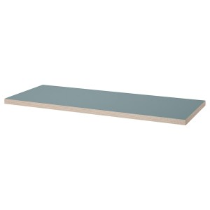 IKEA LAGKAPTEN tabletop, gray/turquoise, 55 1/8x23 5/8 in , IKEA Sale | 89625EYXK