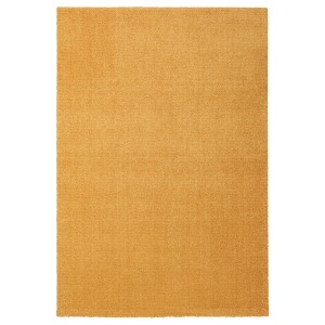 IKEA LANGSTED Rug, low pile, yellow, 4 ' 4 inx6 ' 5 in , IKEA Sale | 23490FTIS