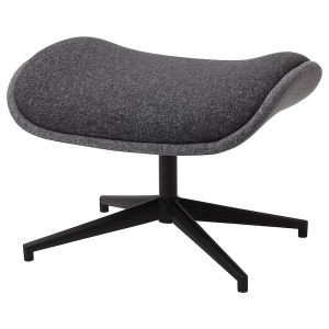 IKEA ÄLEBY ottoman, Gunnared medium gray/dark gray , IKEA Sale | 63814KAFW